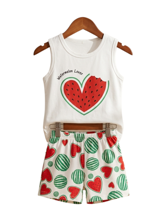 Watermelon Heart Tank Set