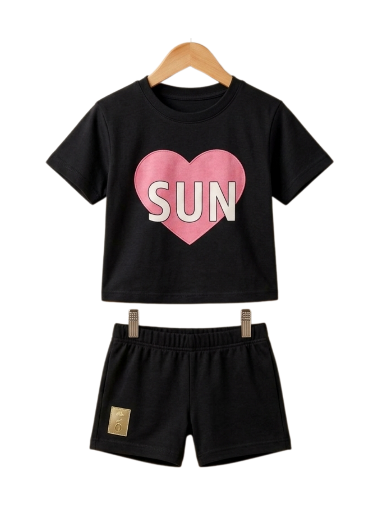 Sun Heart Tee Set