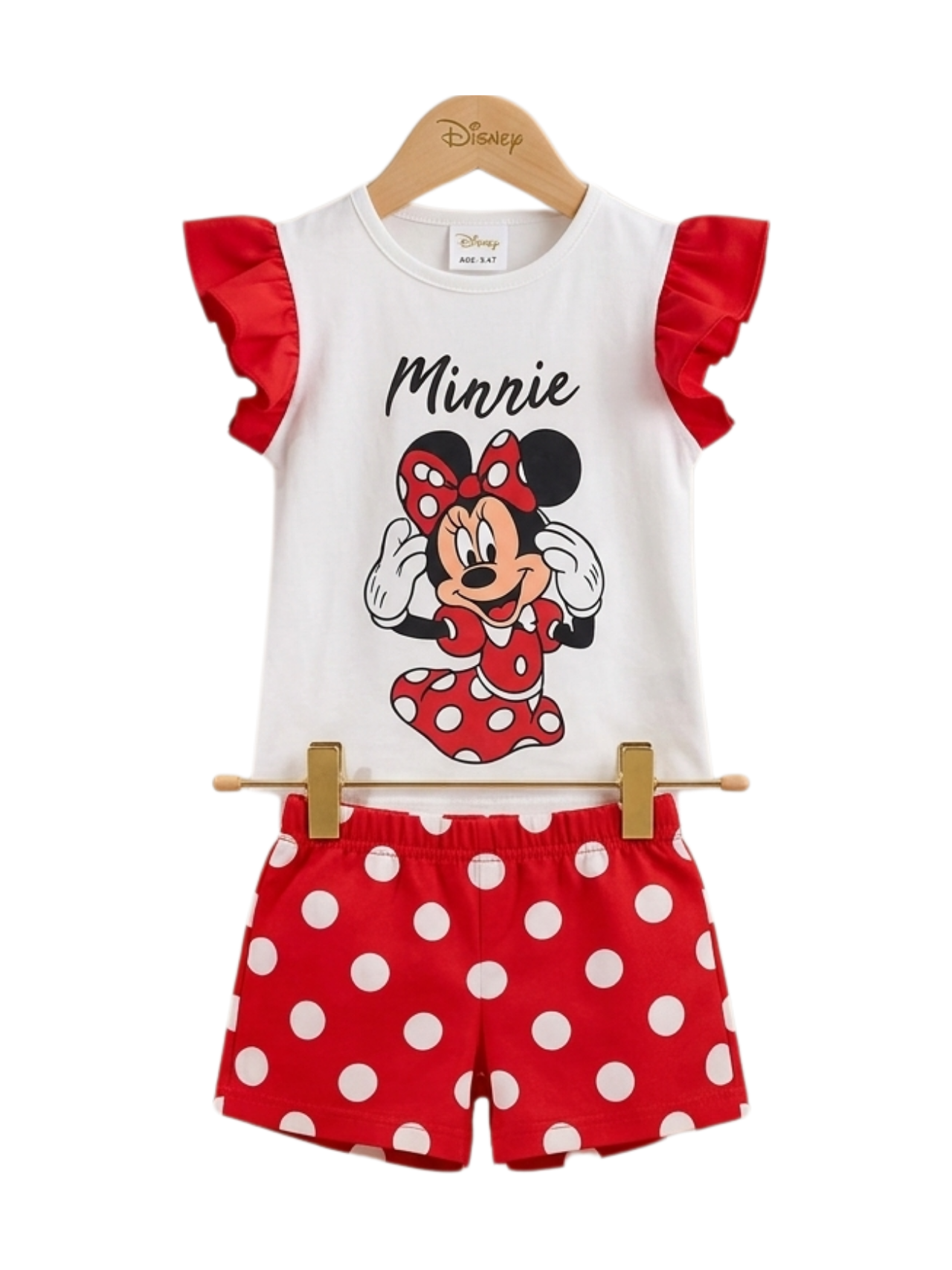Minnie Ruffle Tee Set