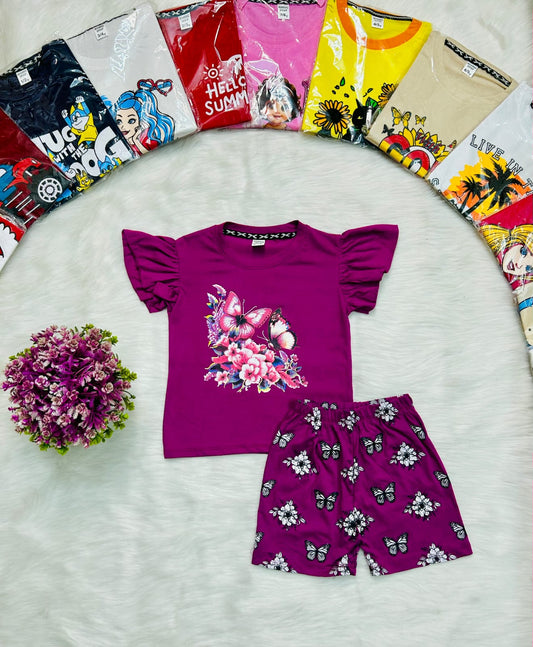 Butterfly Bloom Tee Set