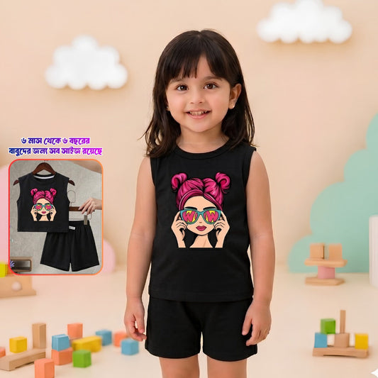 Pop Art Sunglasses Print Outfit Set