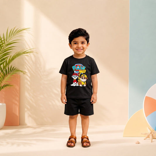 Rescue Pup Duo Print Outfit Set