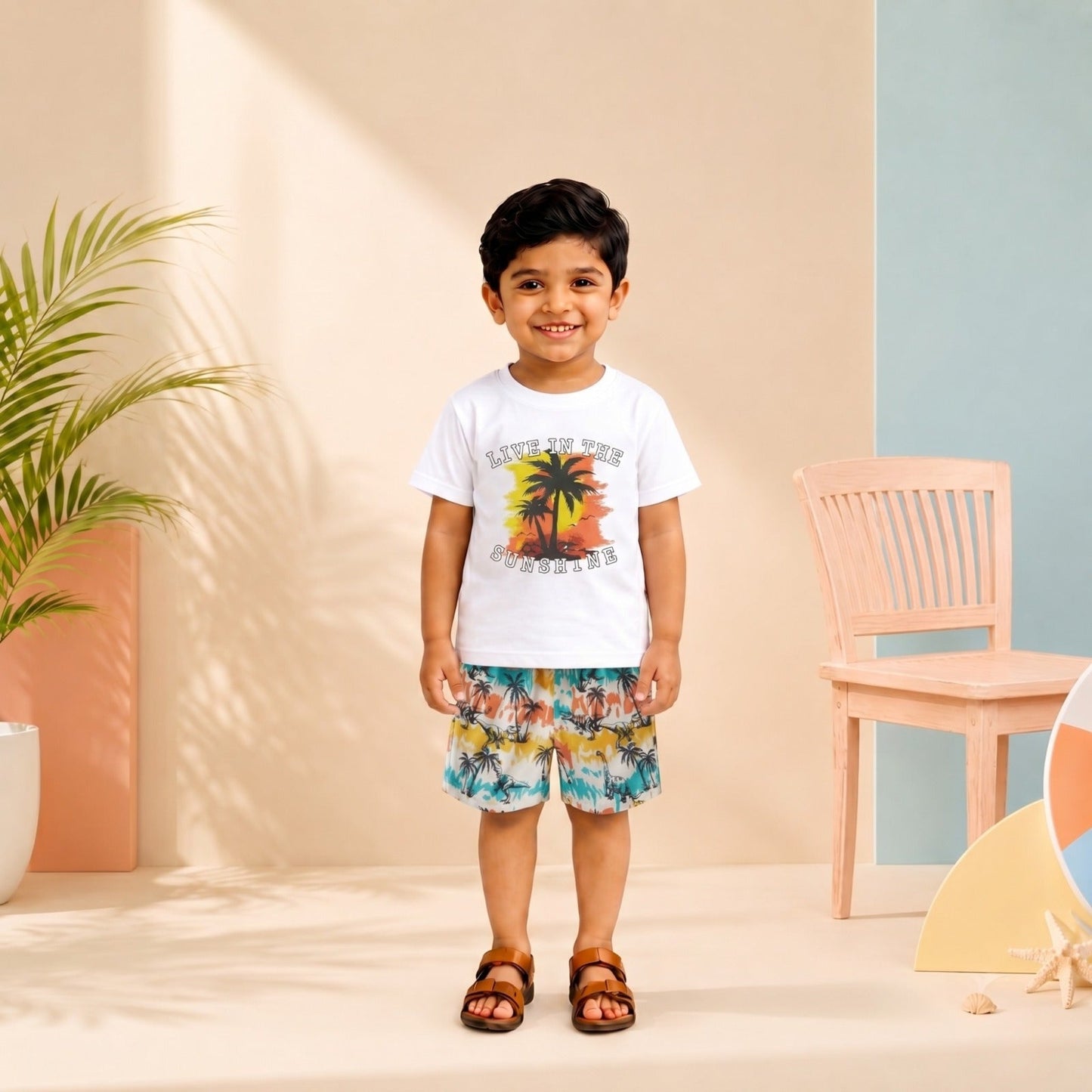 Live in the Sunshine Print Outfit Set