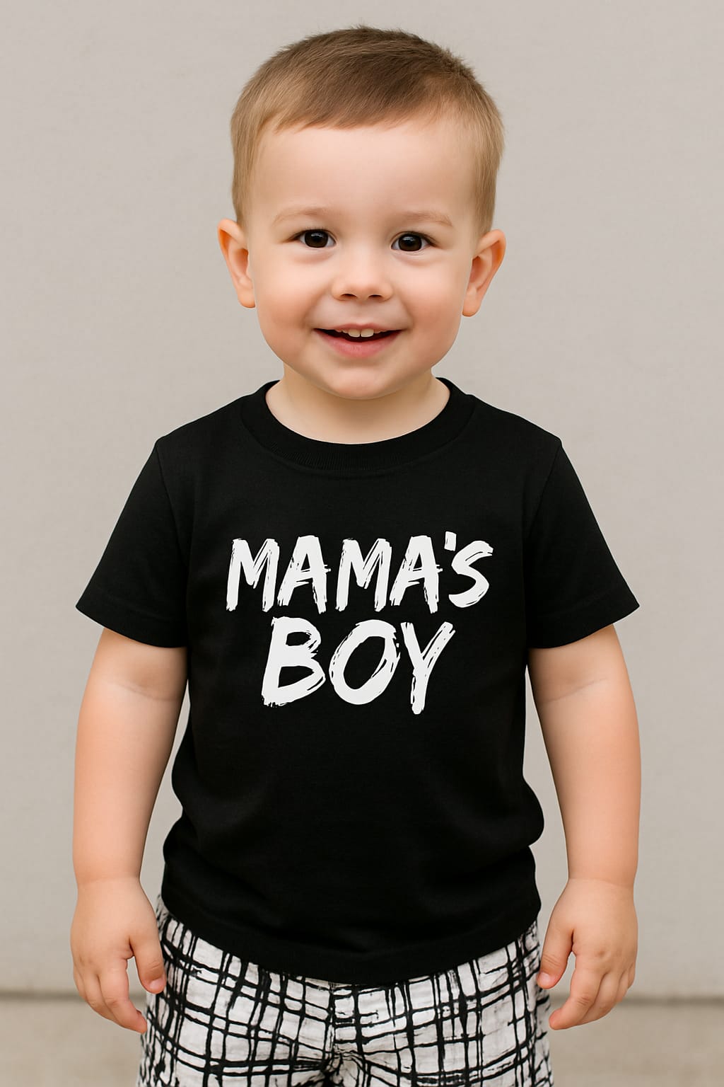 Mamas Boy Print Outfit Set