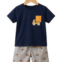 Dump Truck Buddy Tee Set
