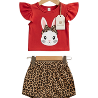 Bunny Bow Tee Set