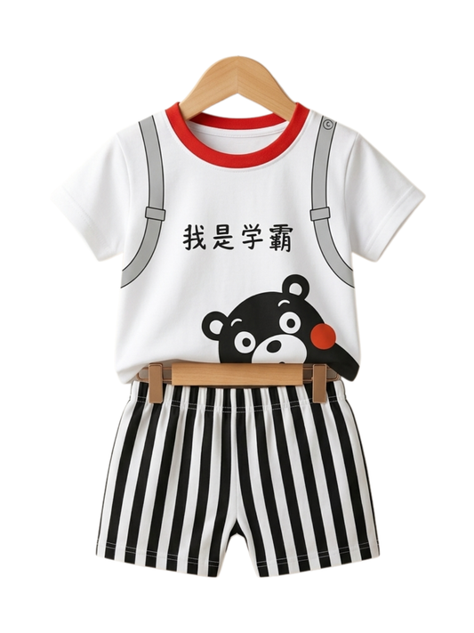 Campus Bear Tee Set