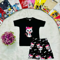 Ice Cream Kitty Tee Set