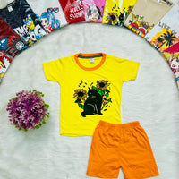 Sunflower Cat Tee Set