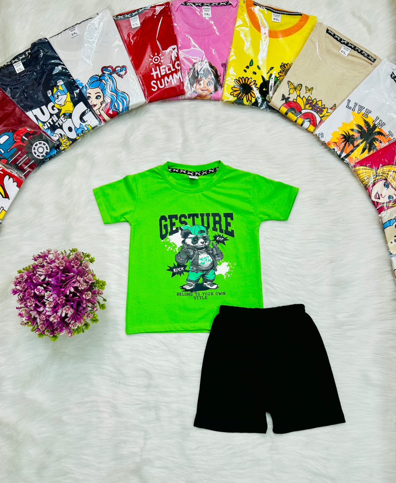 Gesture Panda Tee Set