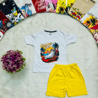 Summer Vibes Cat Tee Set