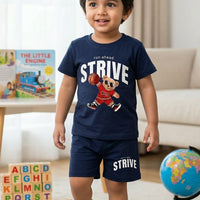 Basketball Bear Strive Print Outfit Set