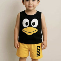 Duck Face Print Outfit Set