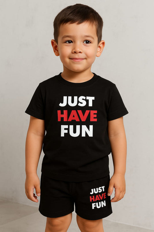 Just Have Fun Print Outfit Set