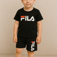 Sport Logo Print Outfit Set
