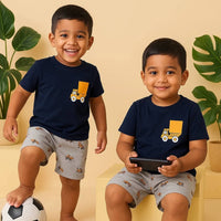 Dump Truck Buddy Tee Set