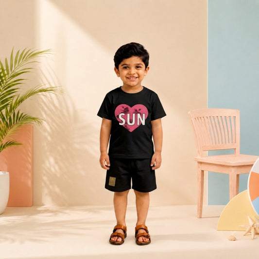 Sun Heart Tee Set