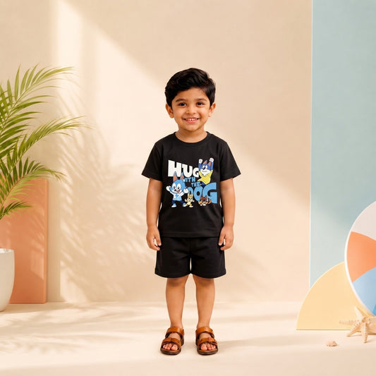 Hug With Dog Tee Set