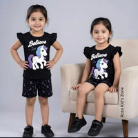 Believe Unicorn Tee Set