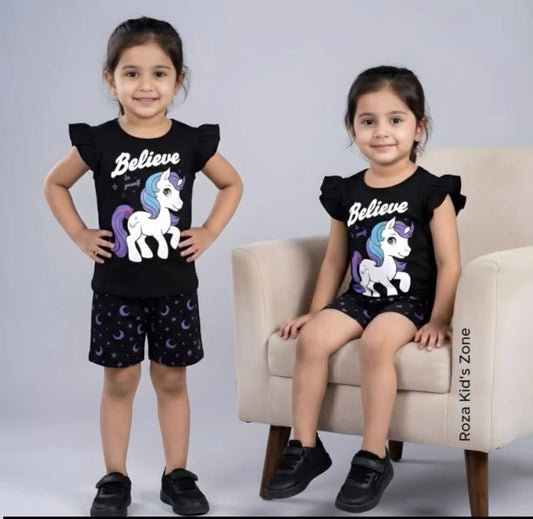 Believe Unicorn Tee Set
