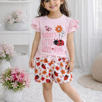 Love Bug Floral Tee Set