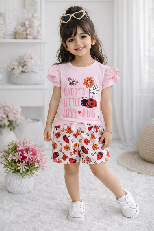 Love Bug Floral Tee Set