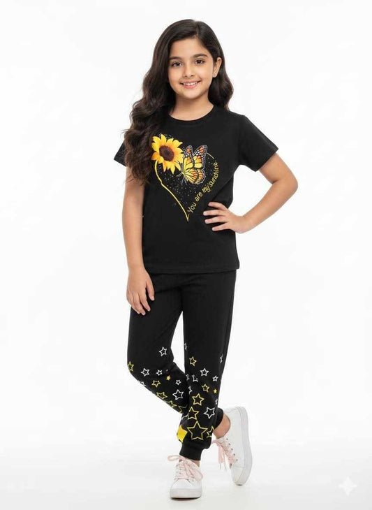 Sunflower Butterfly Star Outfit Set