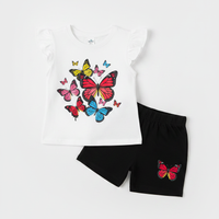 Butterfly Collage Tee Set